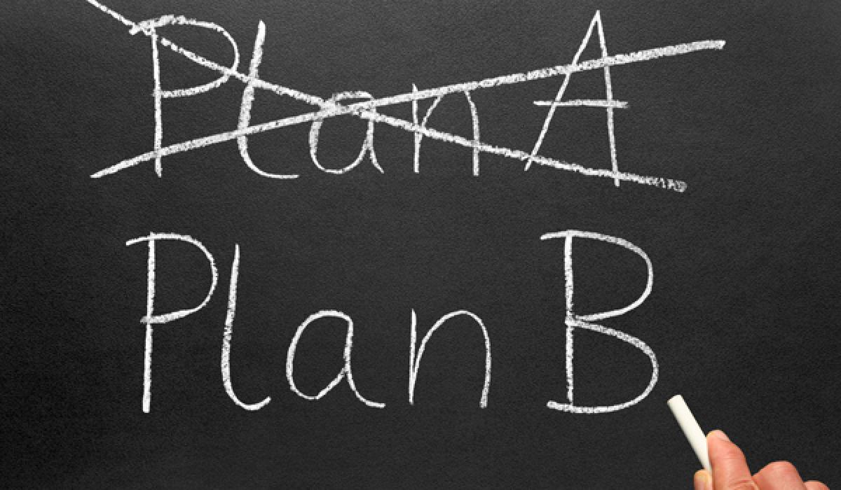 Backup plans may discourage individuals from achieving goals