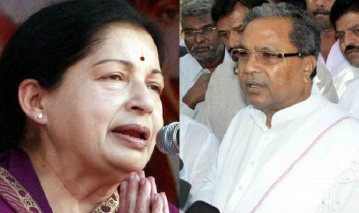 Cauvery row: Jayalalithaa writes to Siddaramaiah over escalating violence in Karnataka