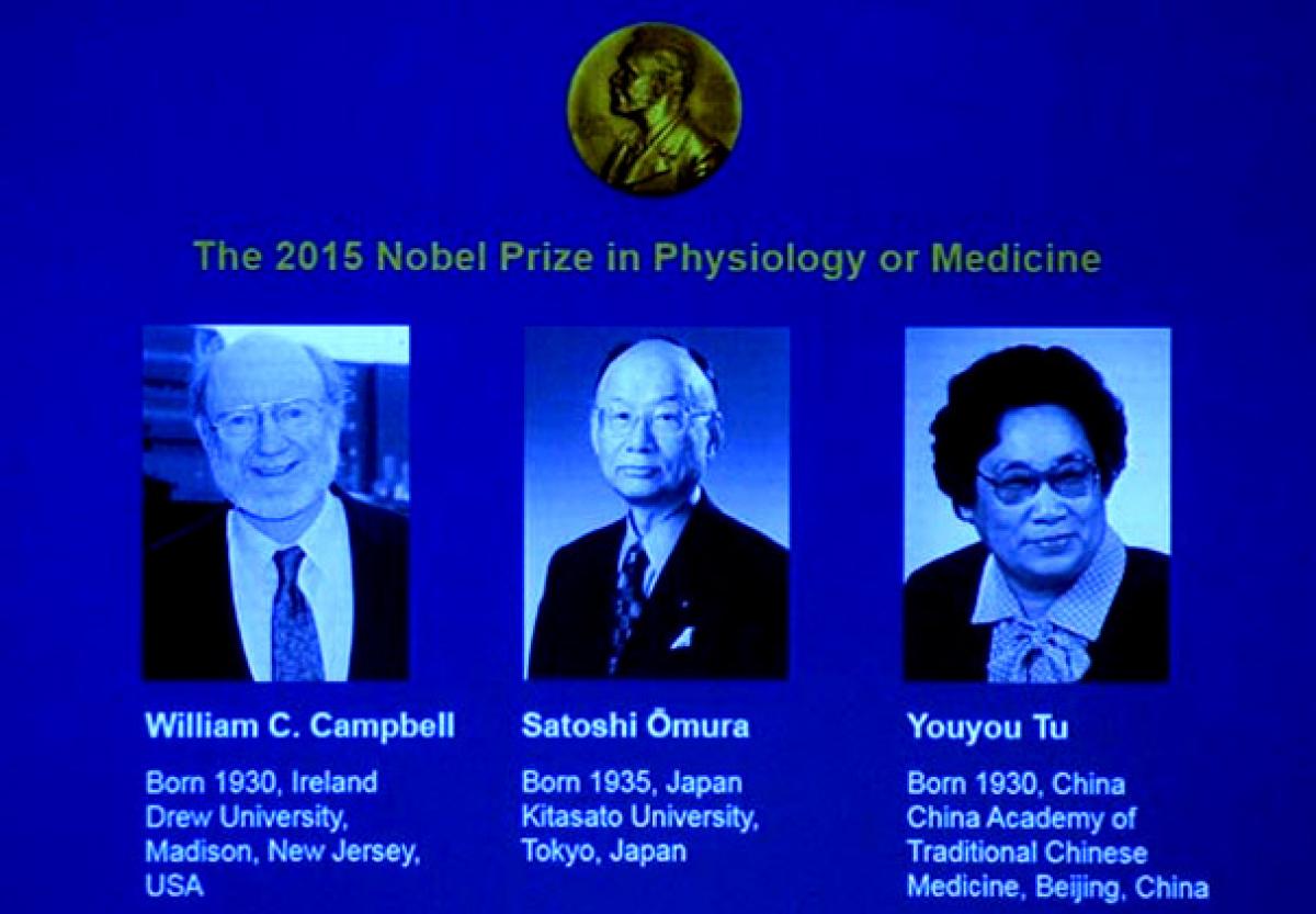 Nobel Medicine Prize for  Japanese, Chinese, Irish Scientists