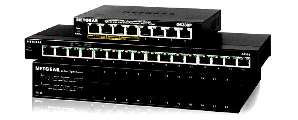 NETGEAR Introduces New Gigabit Ethernet Switch Range