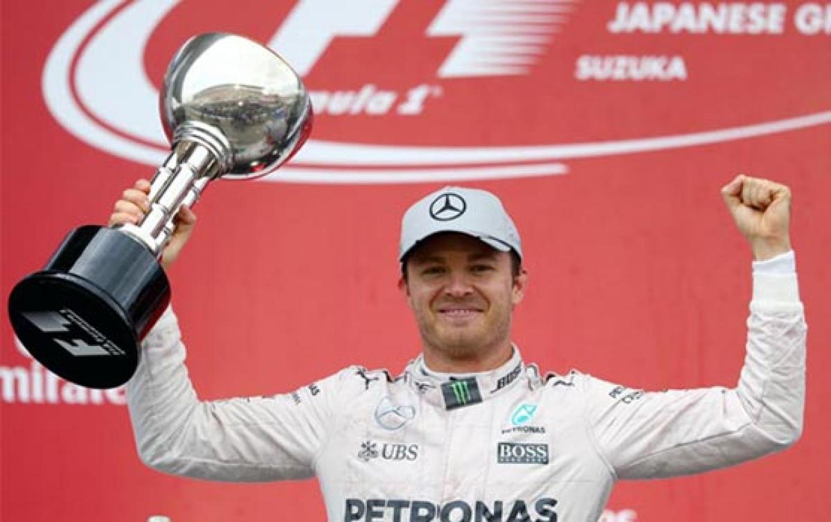 Rosberg clinches Japanese Grand Prix
