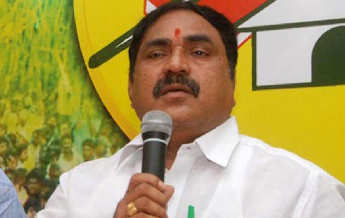 Errabelli, an unwelcome guest in TRS