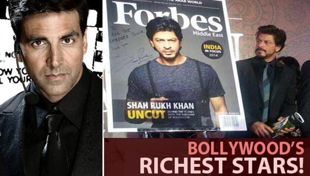SRK, Akki in Forbes’ list of highest paid actors