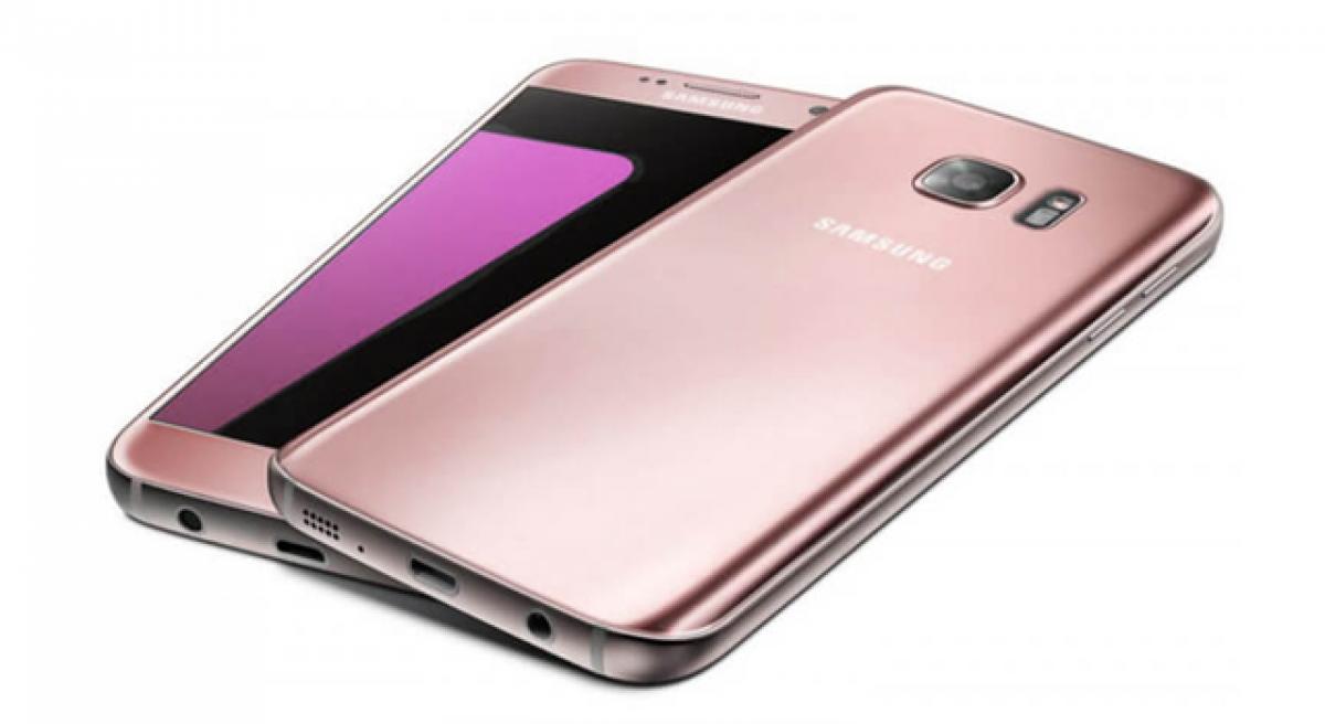 Samsung launches a pink Galaxy S7 in South Korea