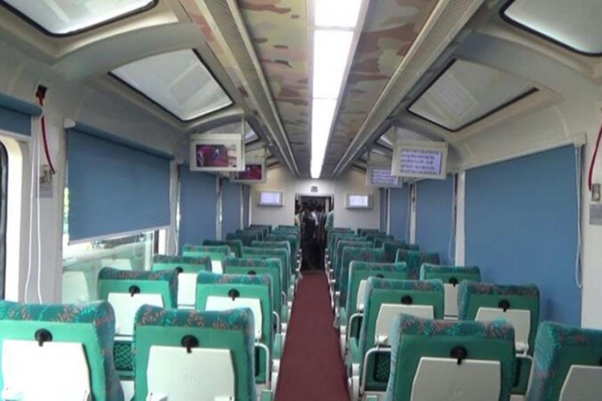 Indian railway introduces a see-through Vistadome coach