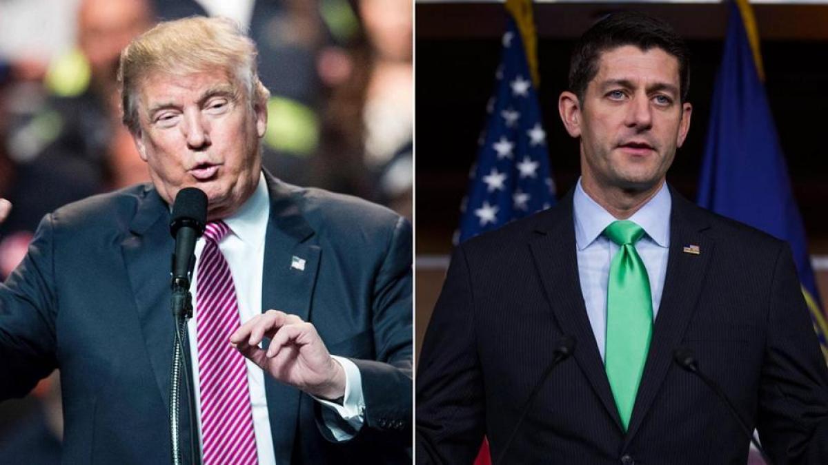 Trump supports House Speaker Paul Ryan