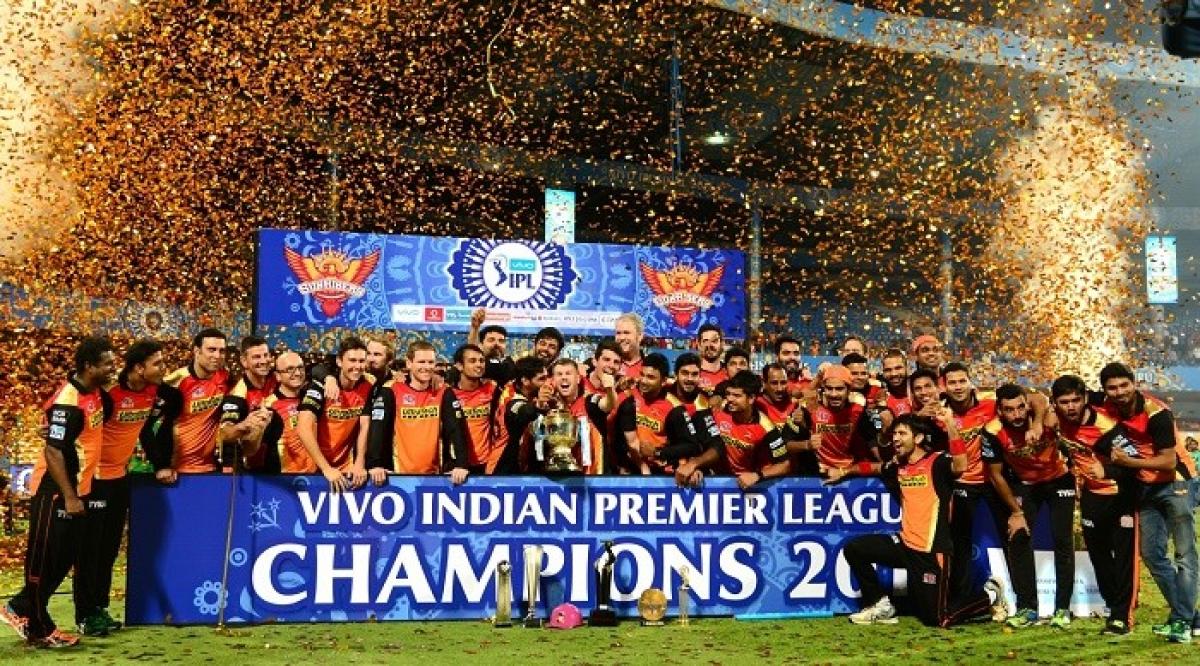 Defending champions Sunrisers Hyderabad unveil big-name sponsors for IPL 2017