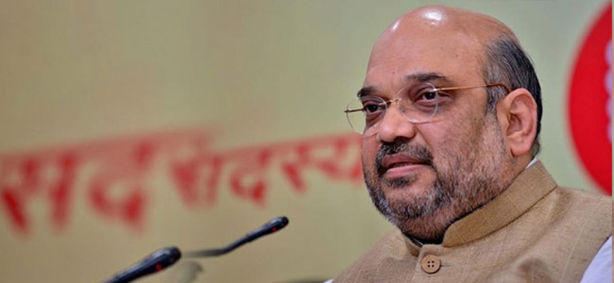 Amit Shah on 3 day visit to Chhattisgarh, held meetings with party MPs, MLAs