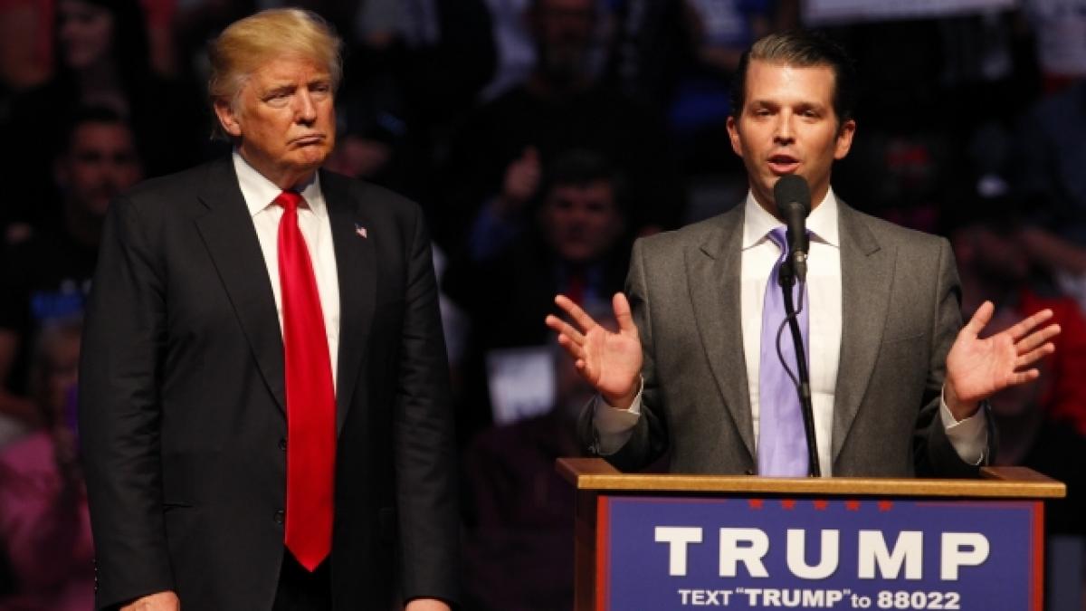 Donald Trumps son sparks storm, compares Syrian refugees to lethal candies