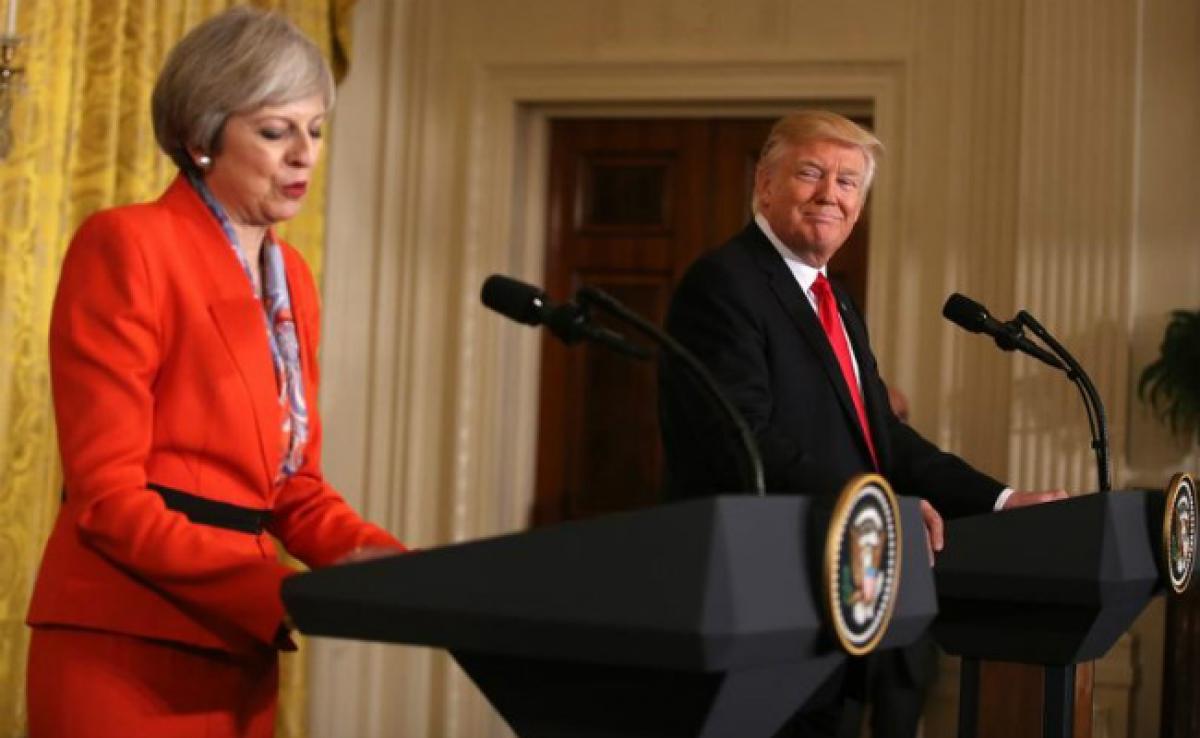 White House Says Donald Trump And Theresa May Didnt Discuss UK Trip