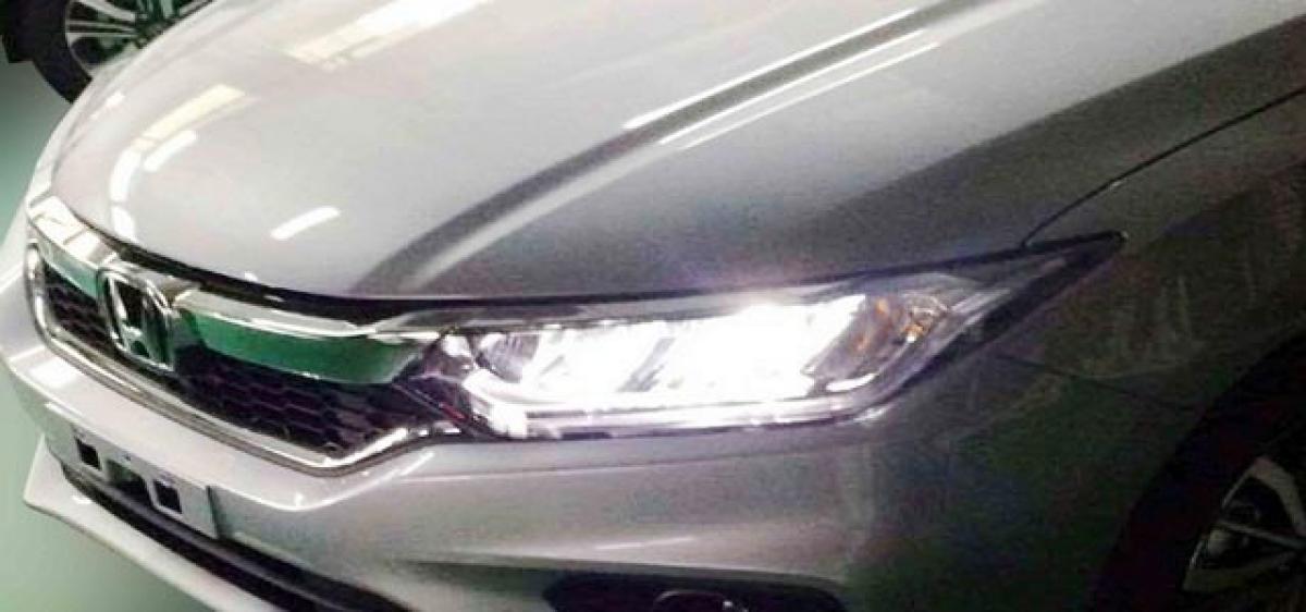 New LED headlamps for 2017 Honda City Facelift 
