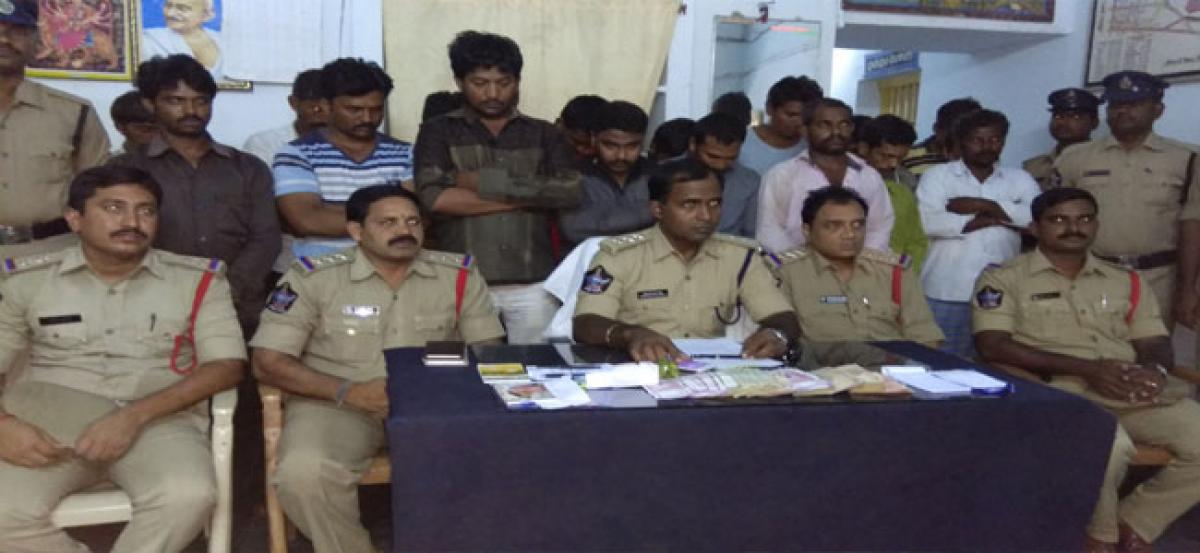 19 held on charge of organising matka