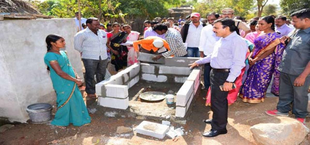 Works commence on 820 toilets in 36 hours