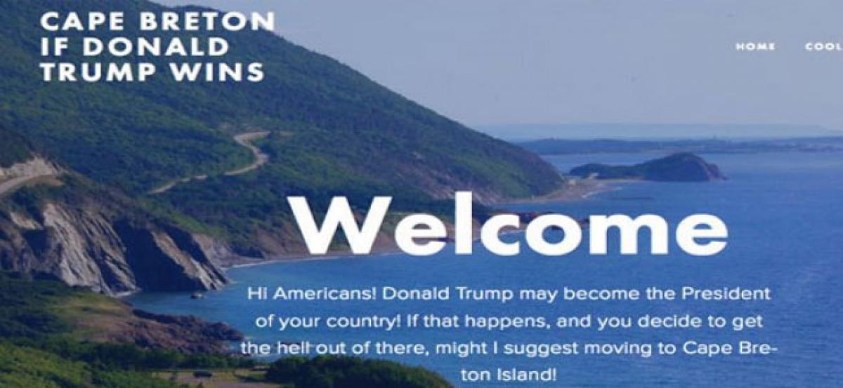 If Trump Wins ? Canadian Island Willing to Host Unhappy US Citizens