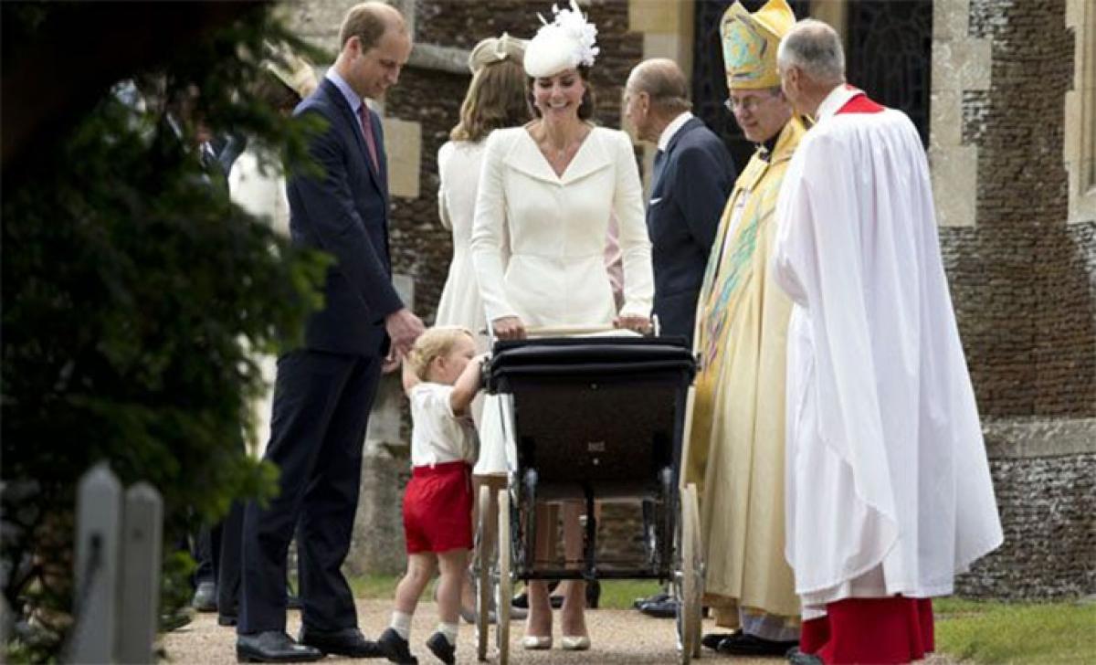 Photos: Princess Charlotte christening cermeony on Queens Estate