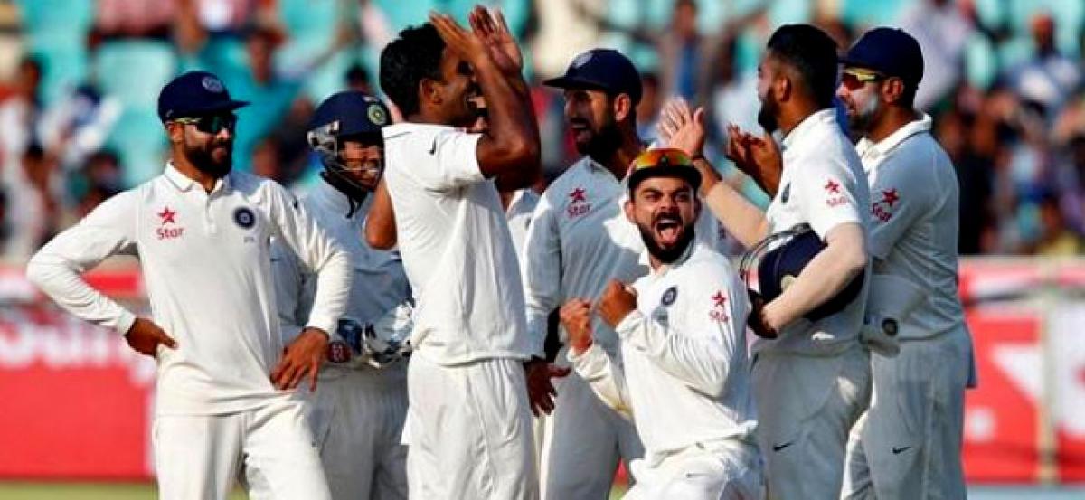 India in control after England collapse