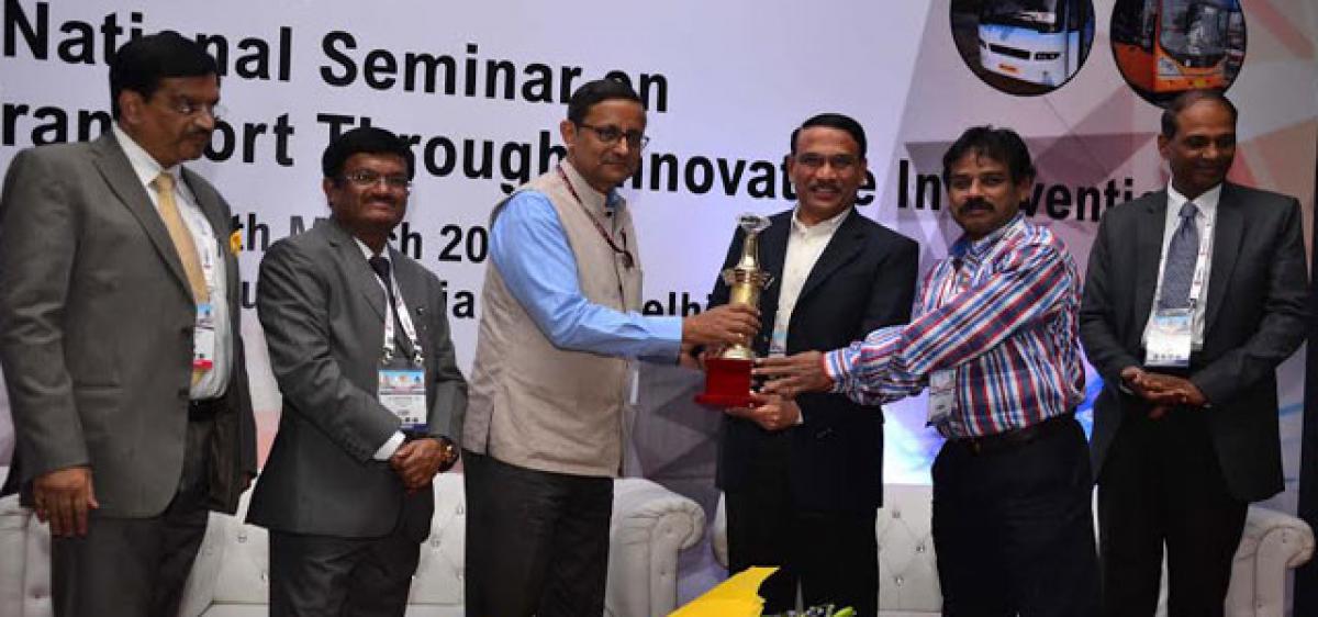 TSRTC wins award for fuel efficiency