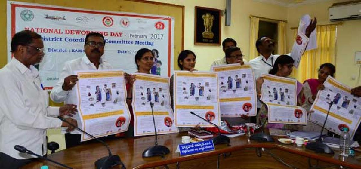 Make National Deworming Day successful: Karimnagar Collector
