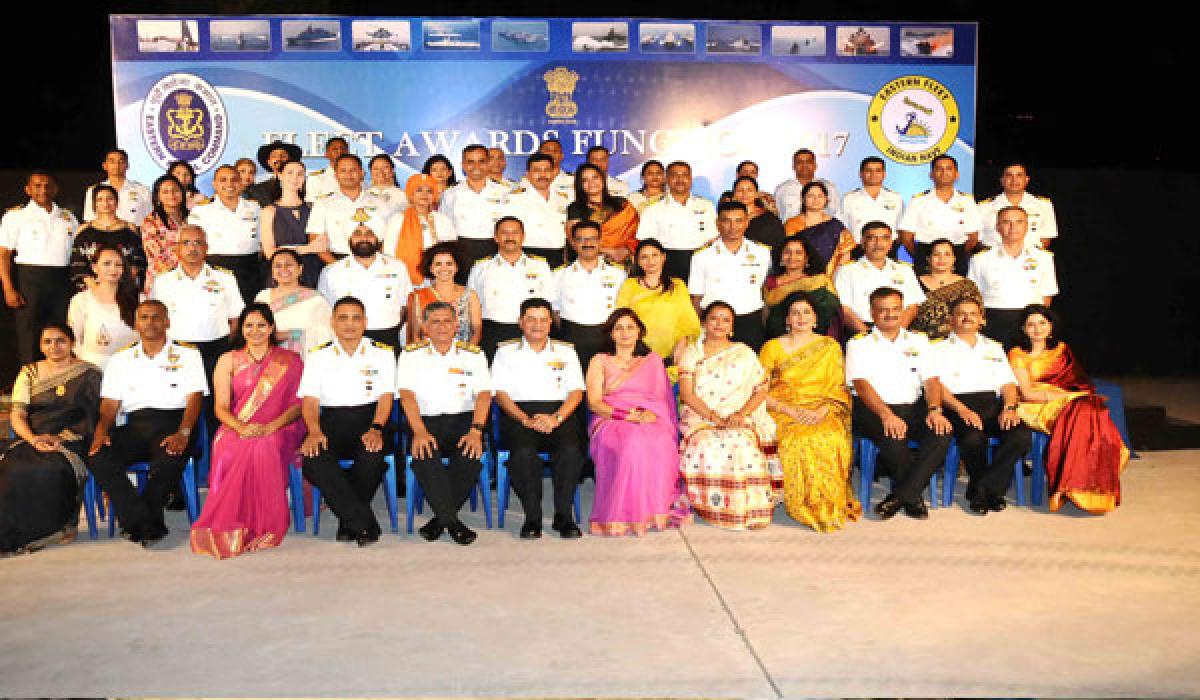 INS Satpura wins best ship award