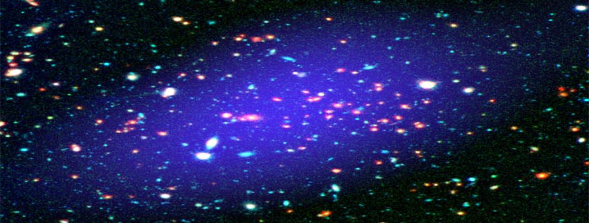 Massive galaxy cluster spotted 8.5 bn light-years away