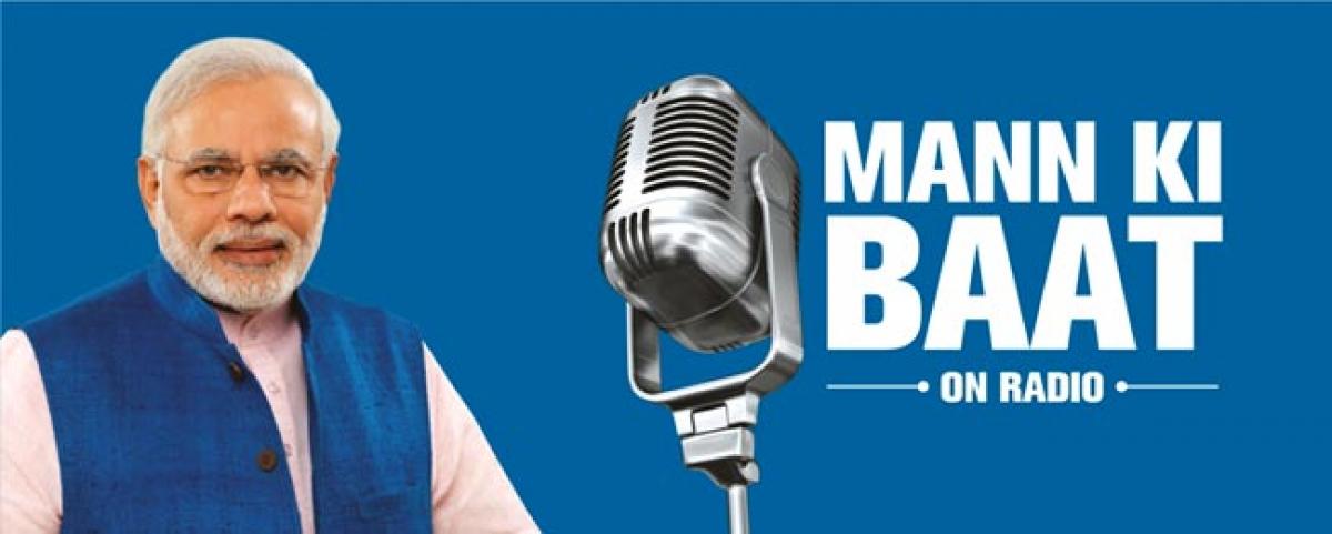 PM’s ‘Mann kiBaat’ programme on All India Radio on 25 September, 2016