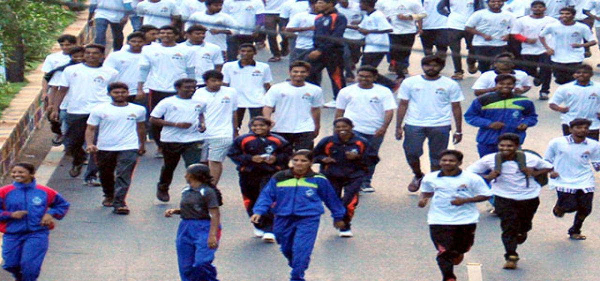 Marathoners take centrestage