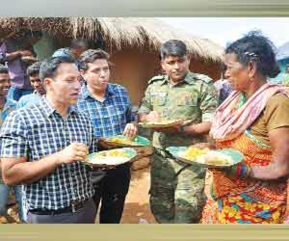 Collector, SP, ITDA PO visit Maoist-affected tribal hamlet