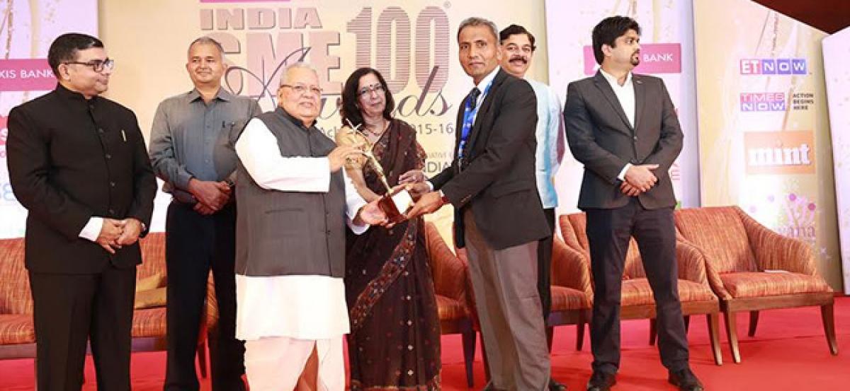 Matrix awarded the prestigious India SME100 Award!