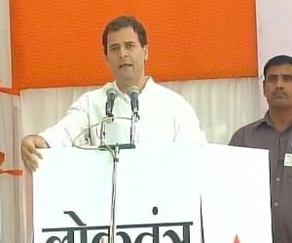 Rahul Gandhi targets PM, Bhagwat as Congress begins Save Democracy march