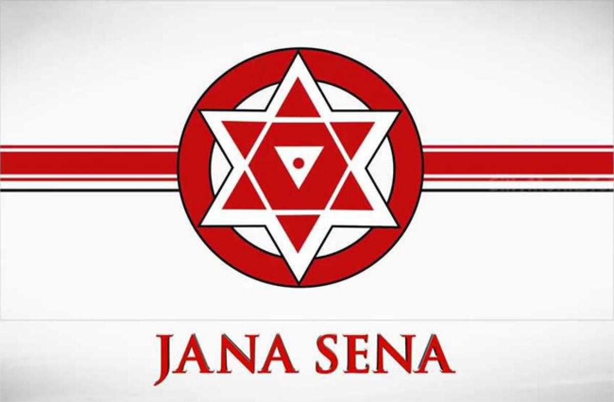 Jana Sena activists protest for special status