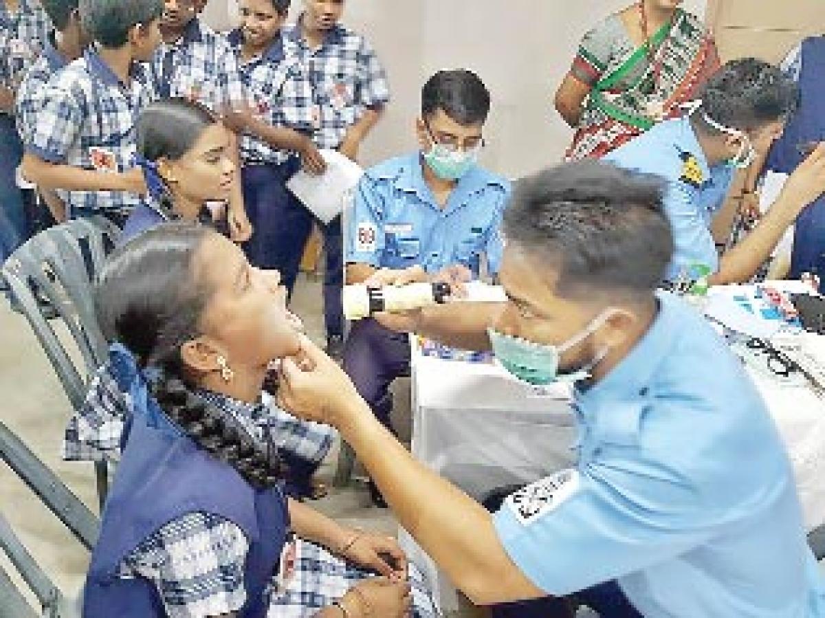 Navy health camp for kids