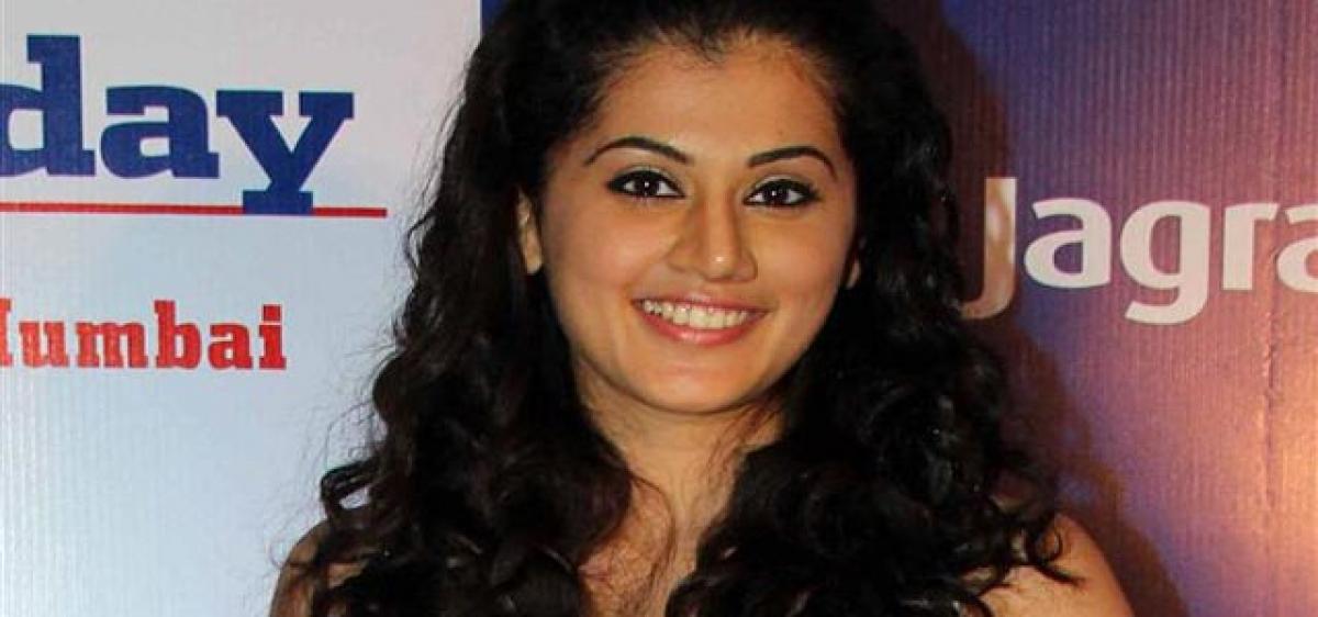 I cant even slap a person in real life: Taapsee