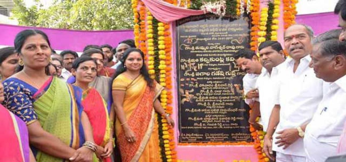Women will get top priority, assures MP K Kavitha