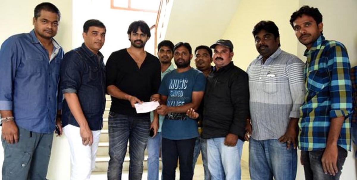 Subramanyam for sale team pays for medical expenses of fan hurt in success tour