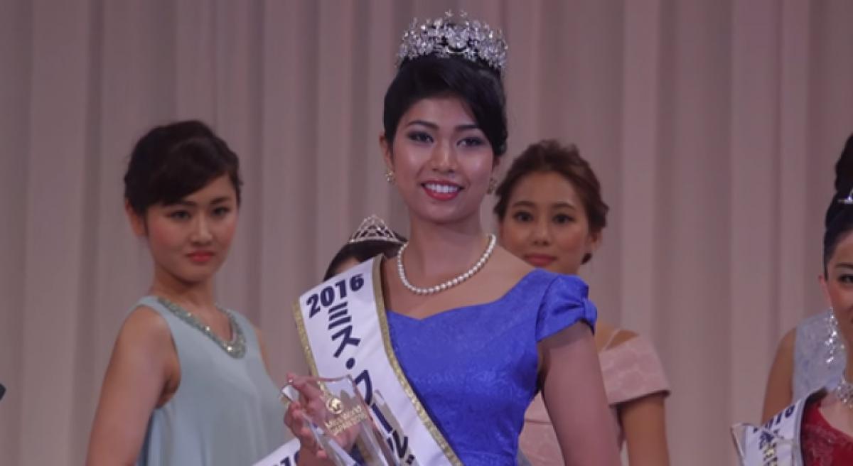 Half Indian elephant whisperer crowned Miss Japan