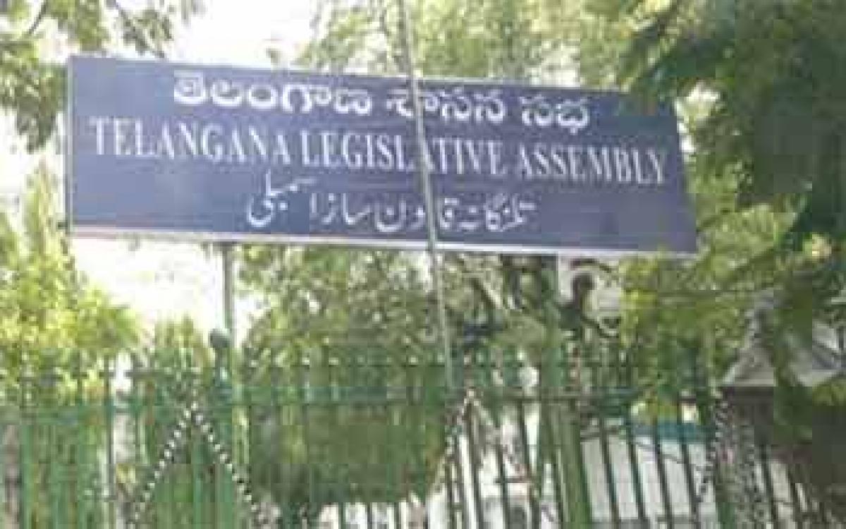 Ruling TRS MLAs play Opposition role