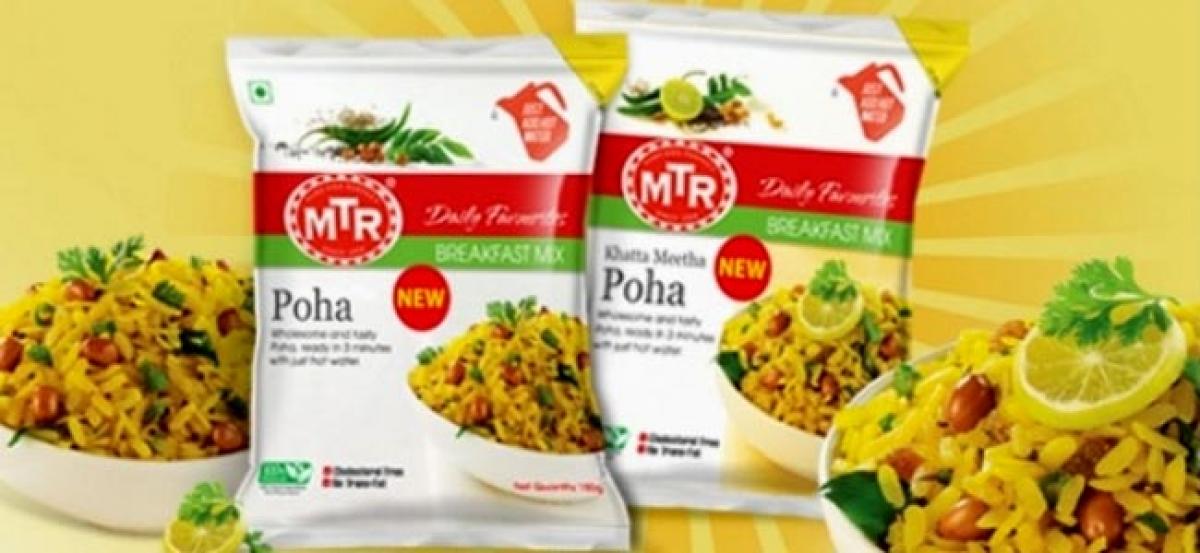 MTR Foods eyes Rs 1,000-crore revenue in CY17