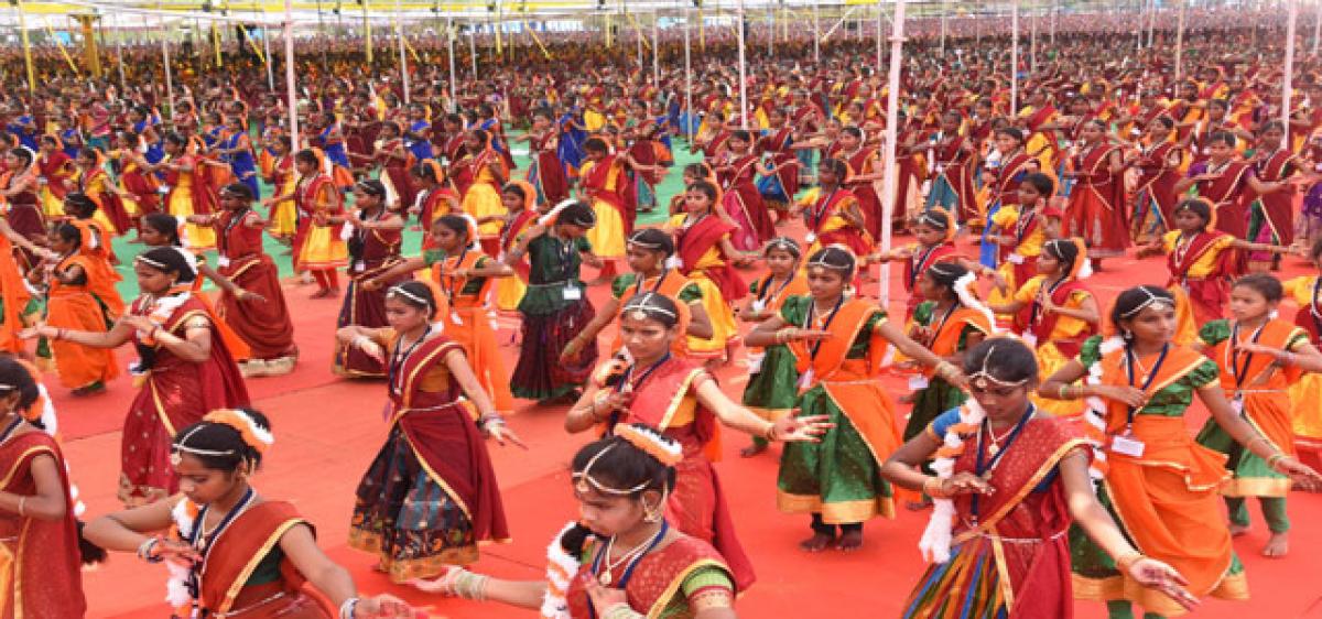 Vizag girls dance their way into Guinness book