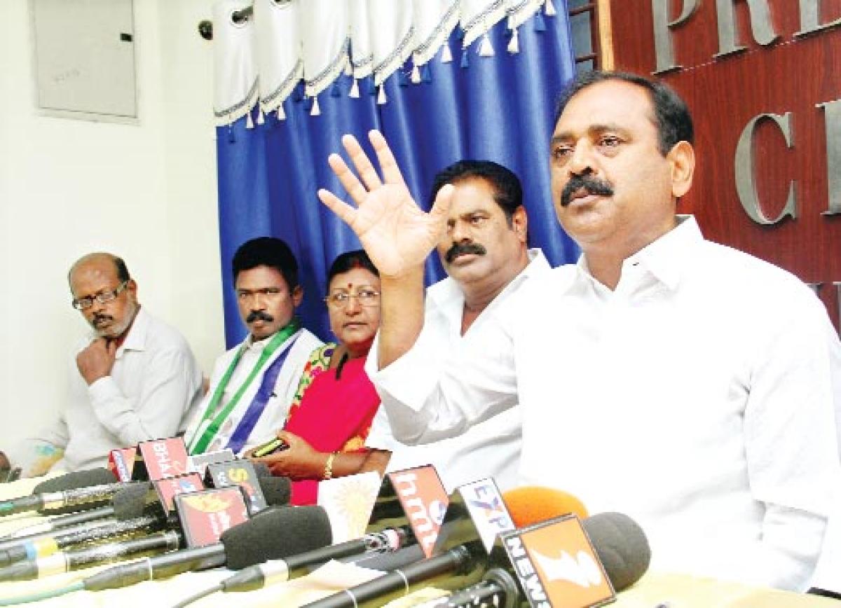 YSRCP rubbishes Sujana Chowdary’s claim on Special Category Status