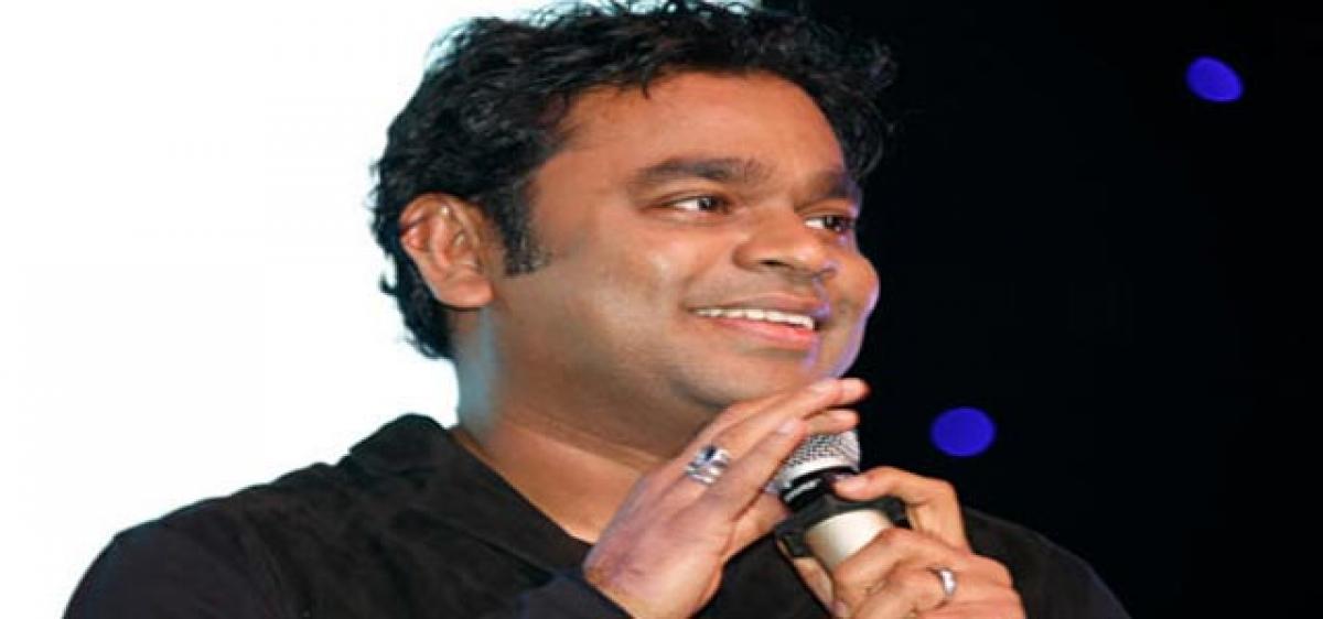AR Rahman interacts with Hyderabad students