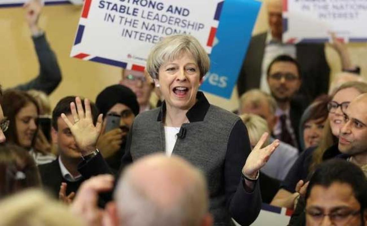 String Of Polls Suggest Theresa Mays Conservatives Sweeping June Elections