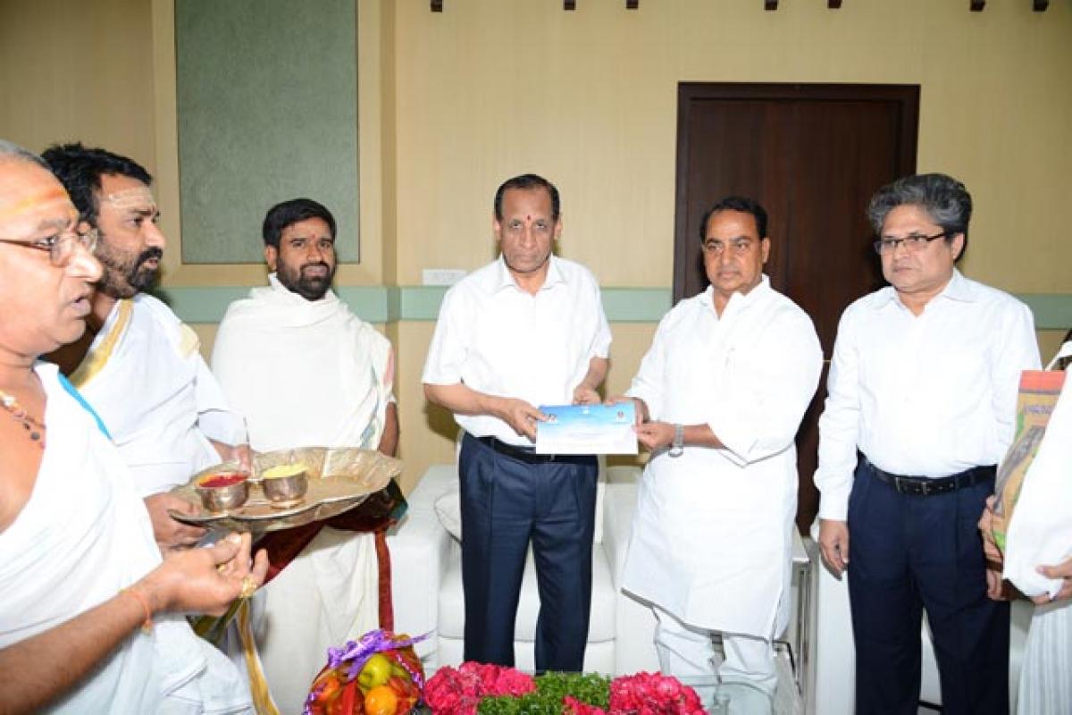 KCR reviews arrangements