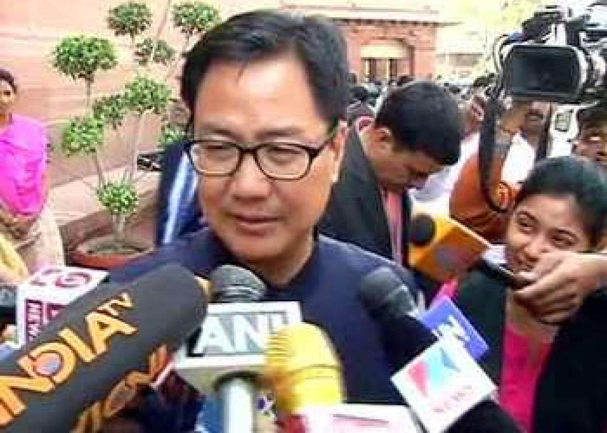 Delhi Police will act as per law, says Rijiju on JNU row