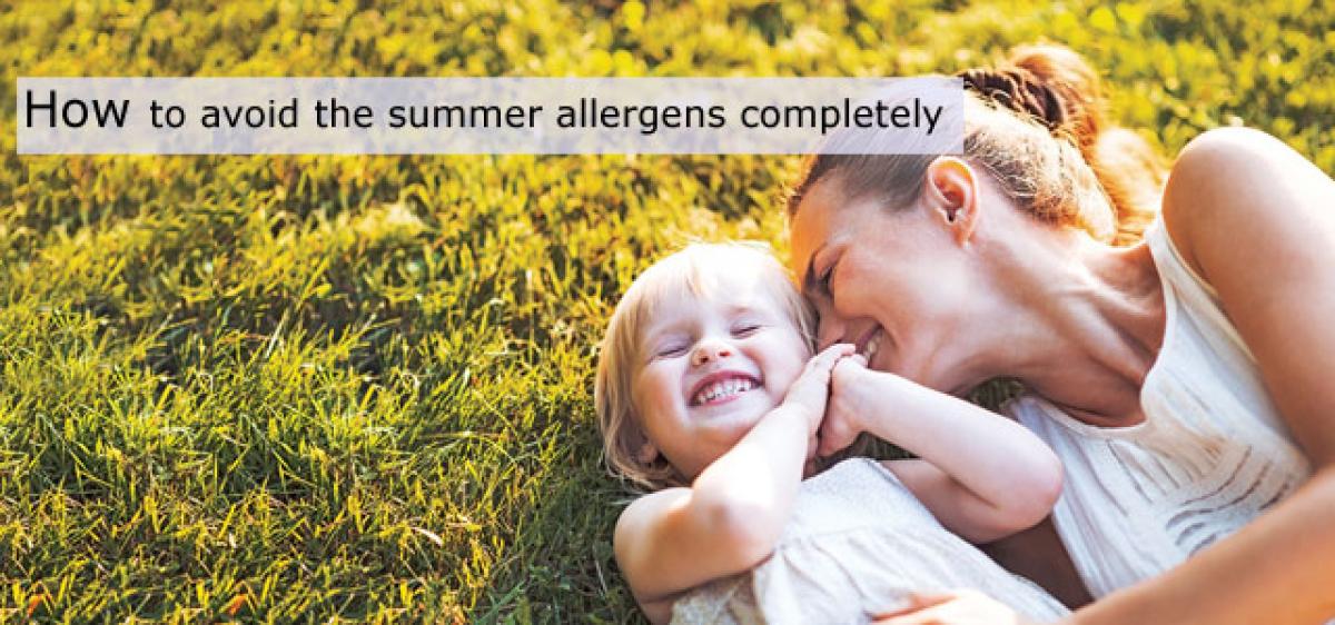 Watch out for summer allergies!