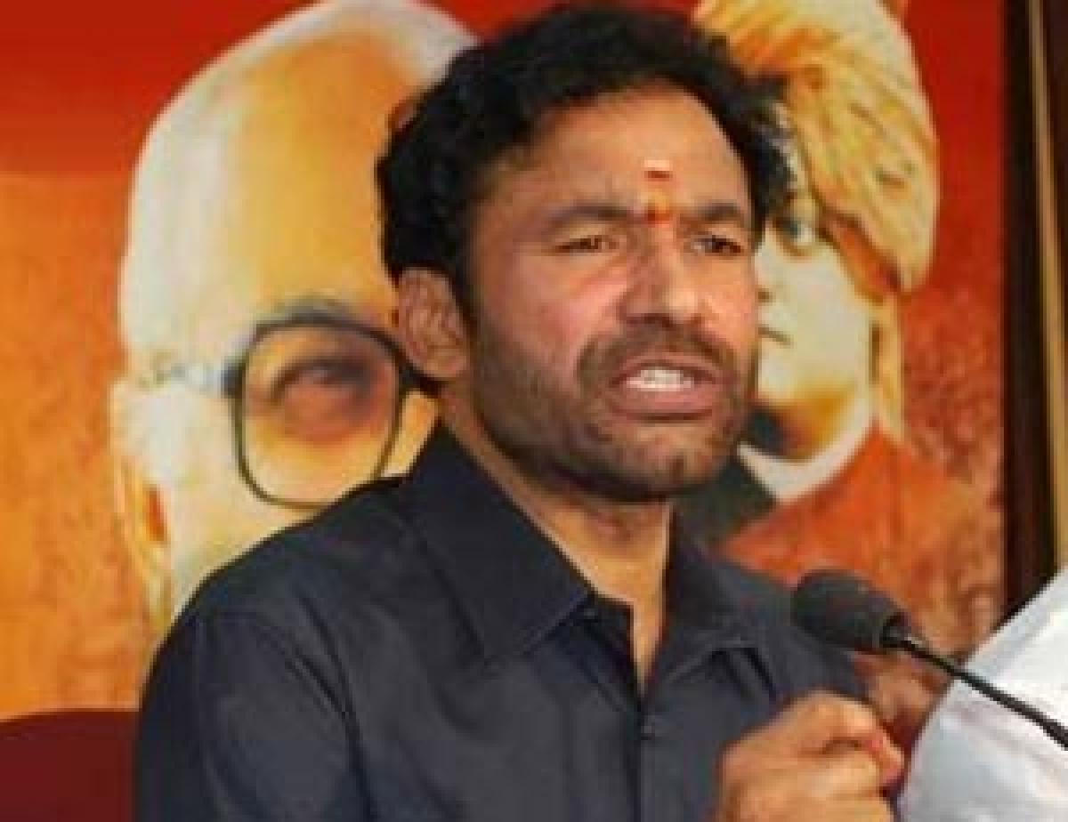 Arrest MIM president: Kishan Reddy