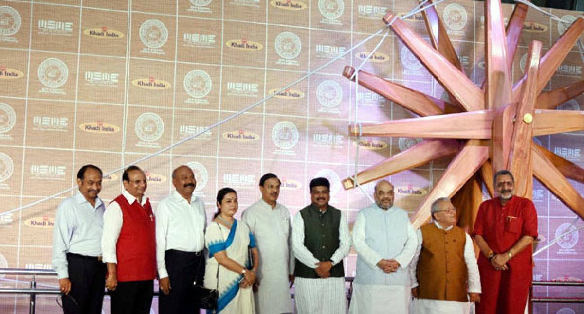 Worlds largest spinning wheel inaugurated at Delhi airport