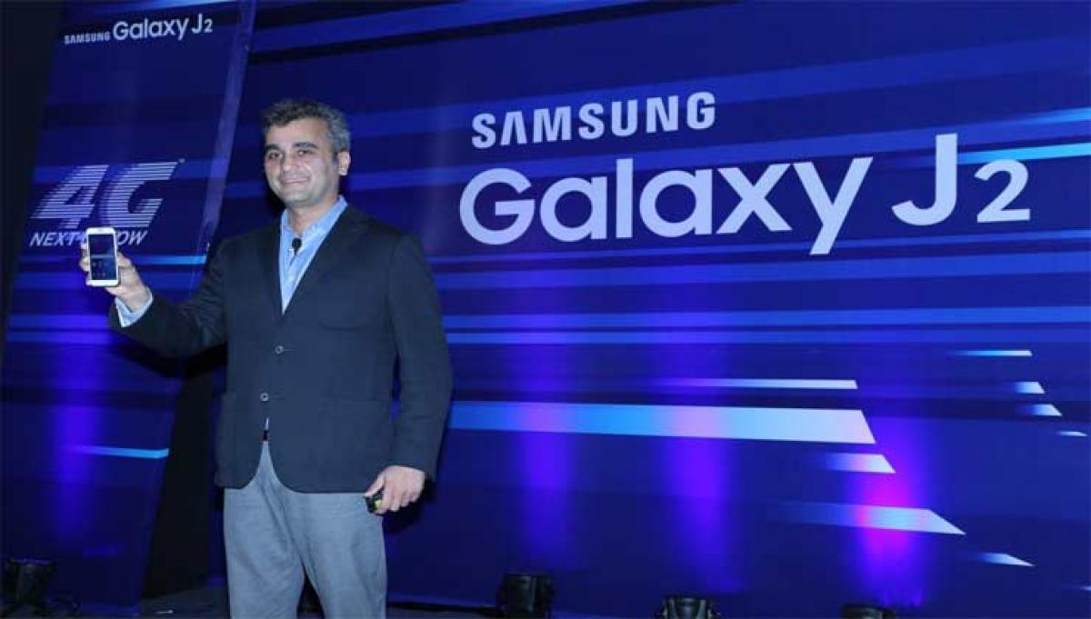 Samsung unveils Galaxy J2 in Hyderabad