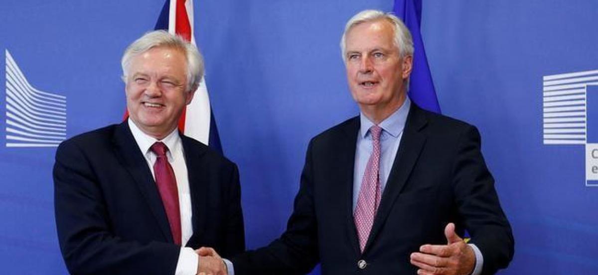 Britain seeks special EU ties as Brexit talks start