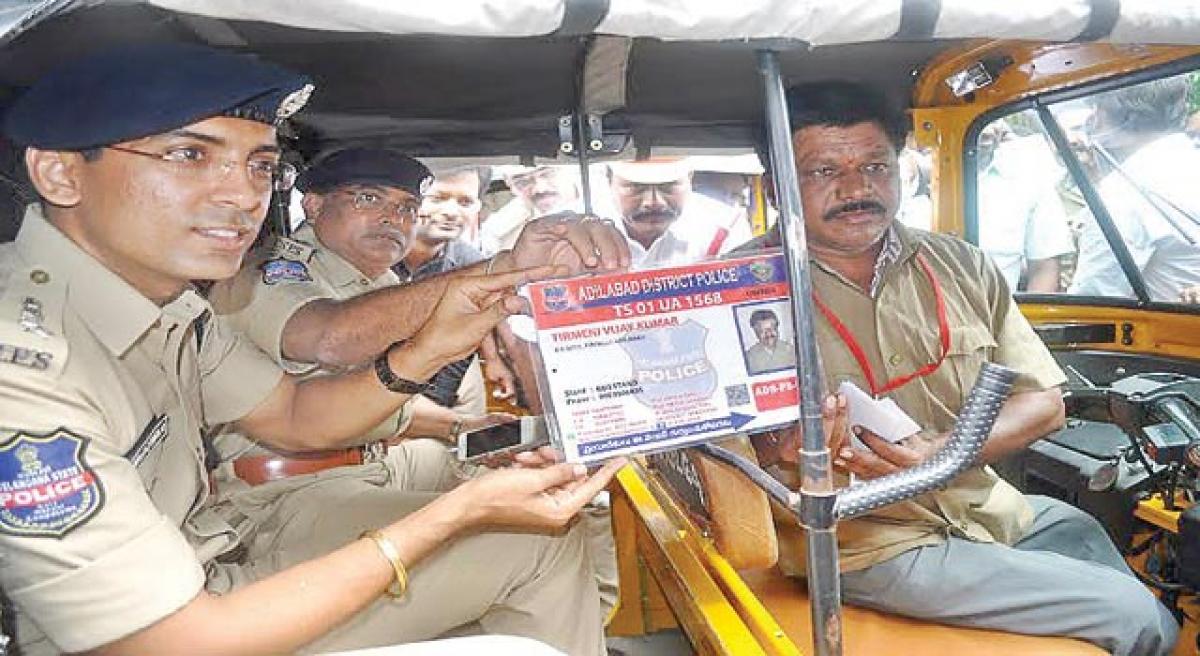 Adilabad auto drivers’ info goes online.