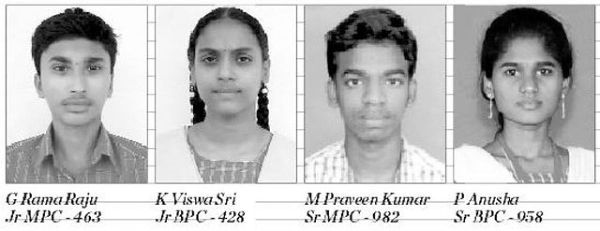 Sri Prakash Junior College students shine in Inter exams